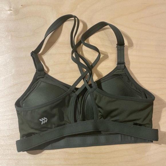 All in Motion Women's Olive Green Sports Bra Small (MV) - Picture 6 of 7